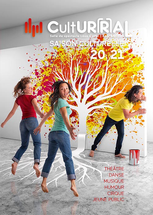 Affiche de saison 2020-21 de Cultur(r)al (Sallanches)
