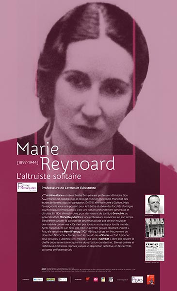 Extrait de l'exposition "Femmes remarquables de l'Isère"