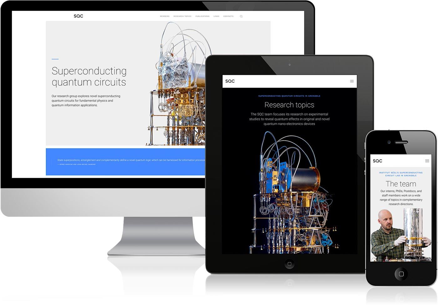 site internet du laboratoire SQC