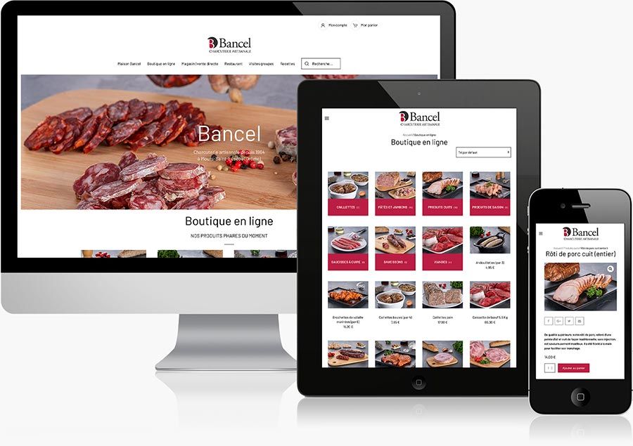 Création du site internet de la Maison Bancel