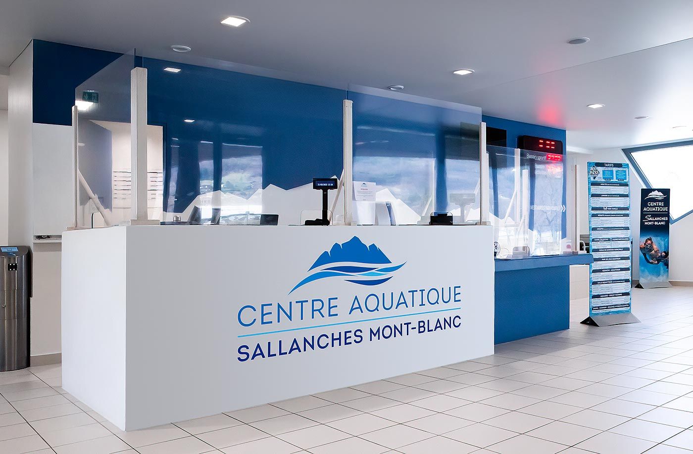 Accueil du Centre aquatique Sallanches Mont-Blanc