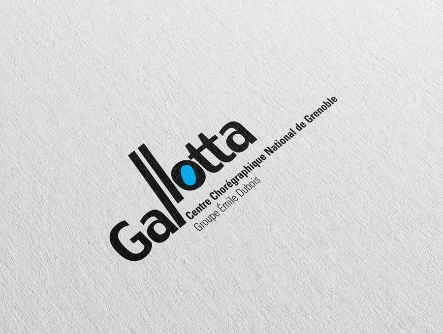Création du logo et de l'identité visuelle globale de Gallotta, centre chorégraphique national de Grenoble